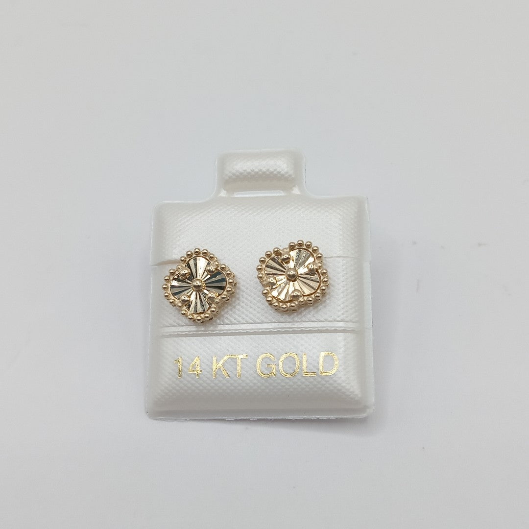 BROQUELES ORO 14K 1.5 (NUEVO)