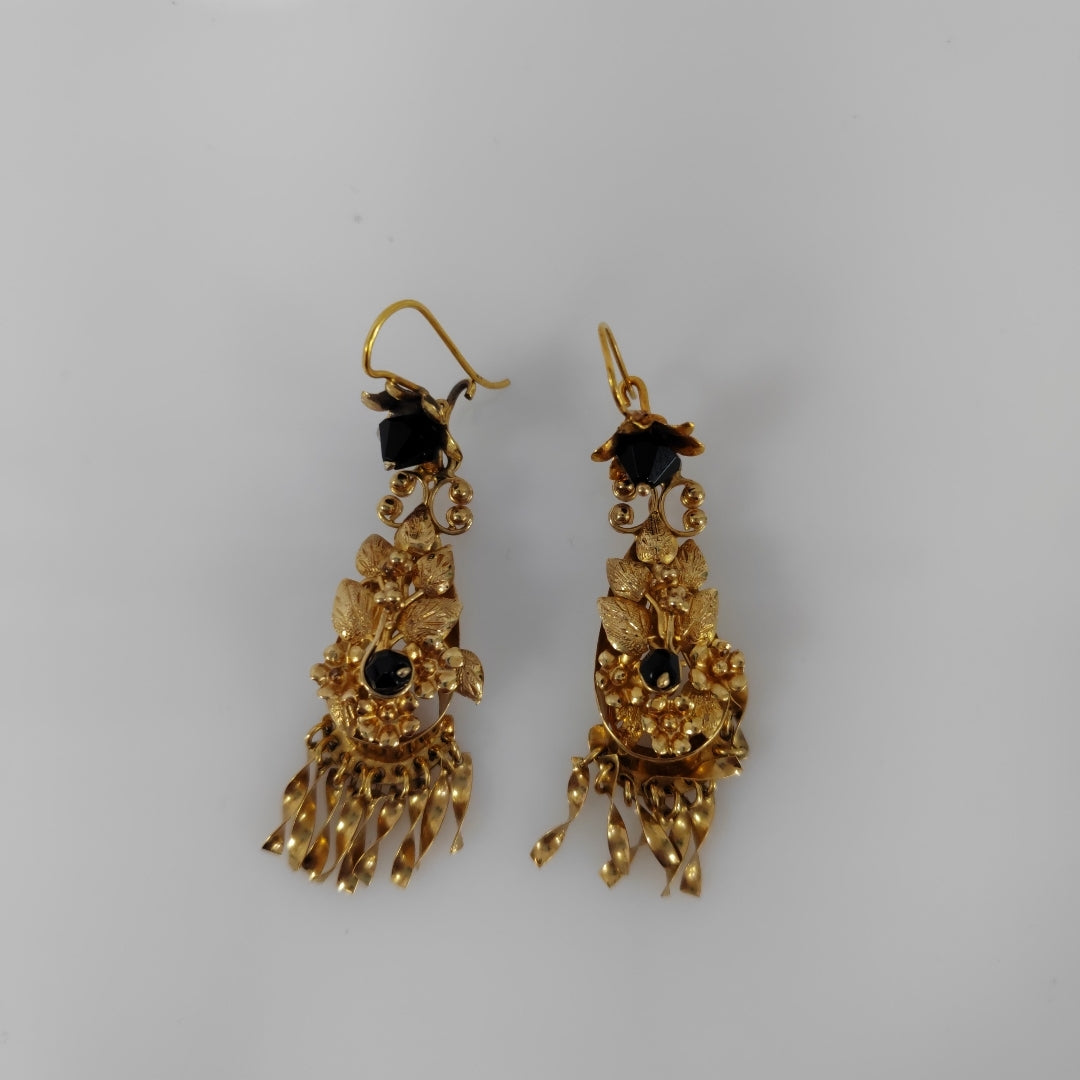 ARETES PAR ORO 14 K 9.4 GRMS (SEMINUEVO)