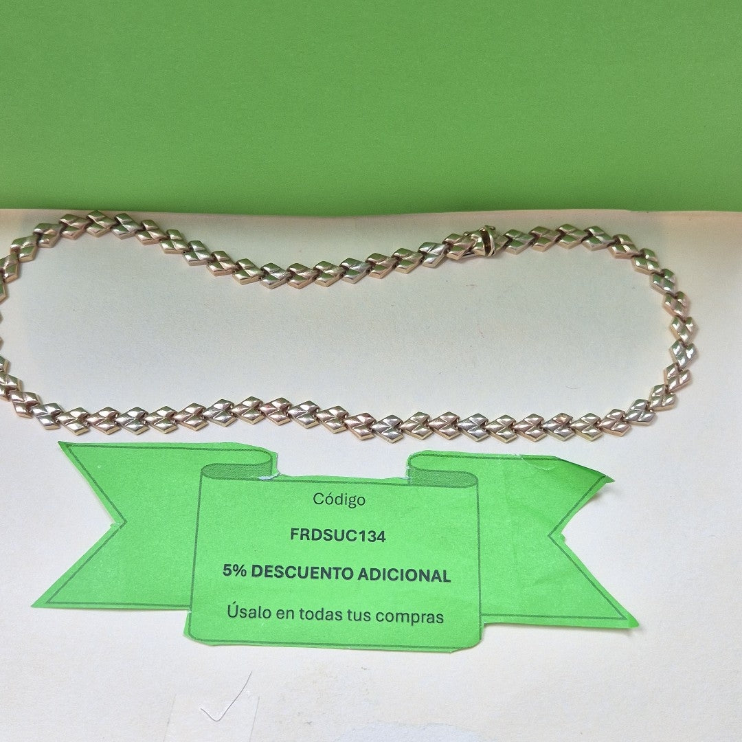 GARGANTILLA ORO COMBINADO 14 K 21,00 GRMS (SEMINUEVO)
