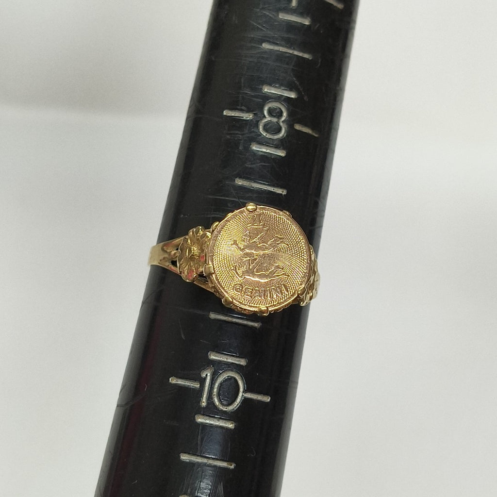 ANILLO ORO 14 K 2.8 GRMS (SEMINUEVO)