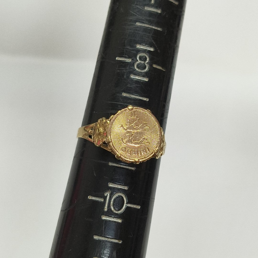 ANILLO ORO 14 K 2.8 GRMS (SEMINUEVO)