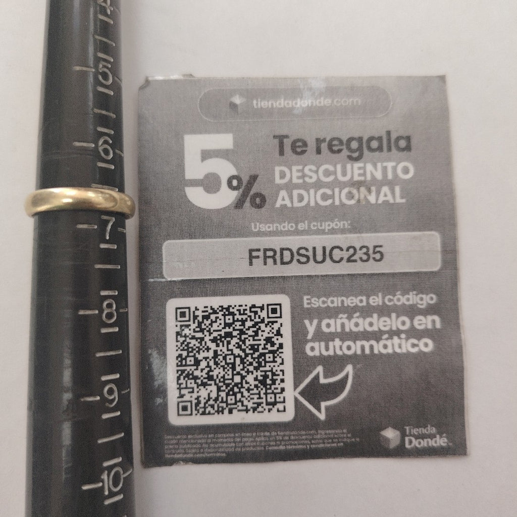 ARGOLLA ORO 10 K 1.6 GRMS (SEMINUEVO)