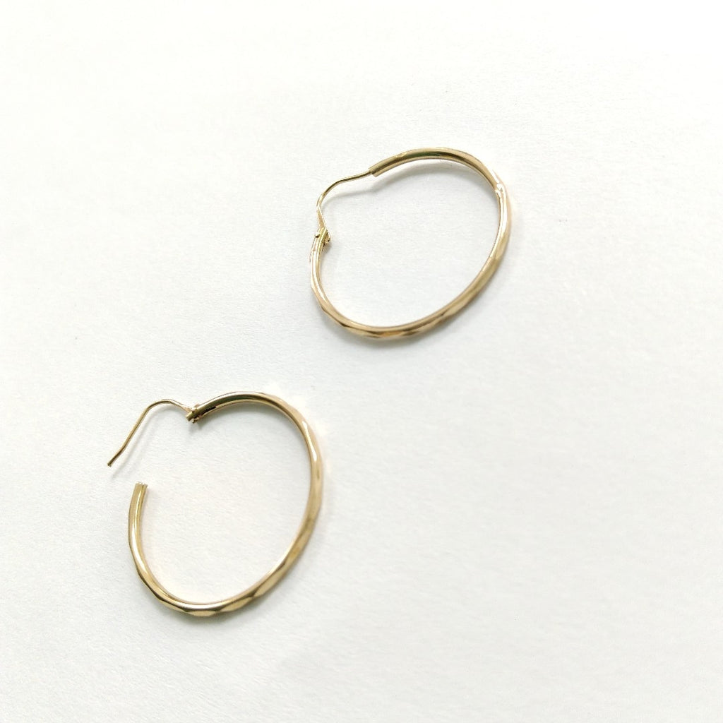 ARRACADAS PAR ORO 14 K 1.5 GRMS (SEMINUEVO)