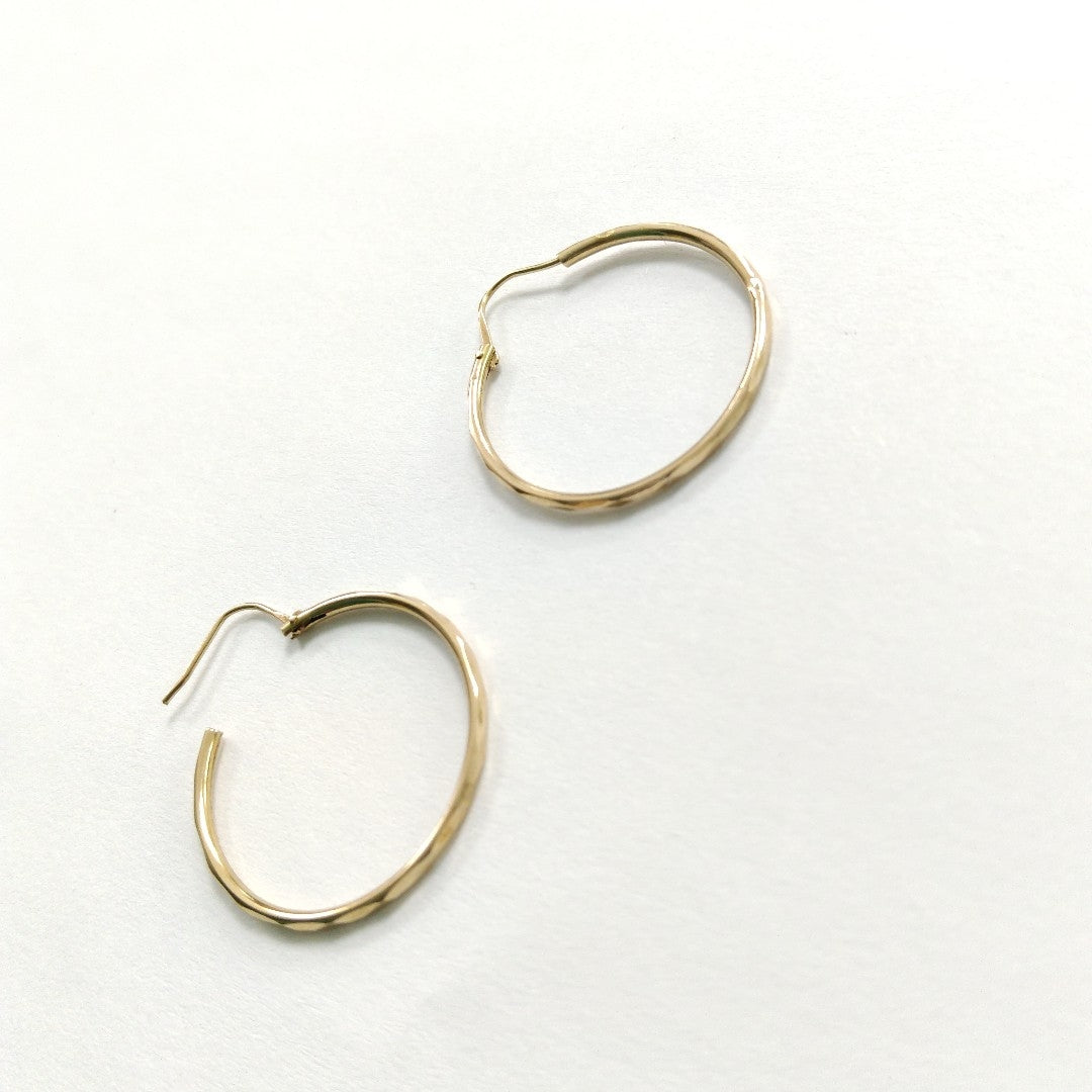 ARRACADAS PAR ORO 14 K 1.5 GRMS (SEMINUEVO)