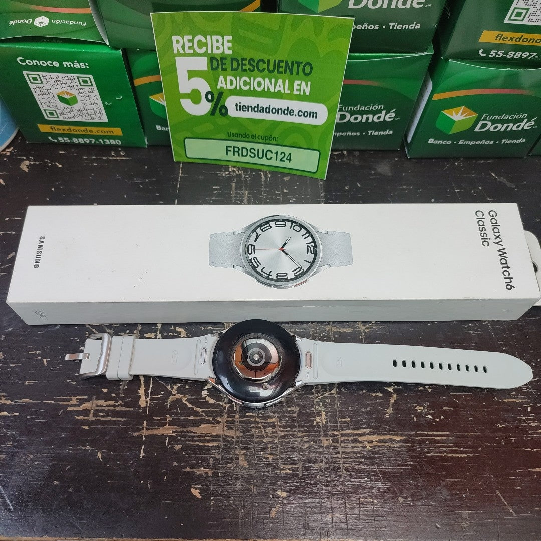 SMARTWATCH SAMSUNG GALAXY WATCH 6 CLASSIC SM-R960 47 MM GPS (SEMINUEVO)