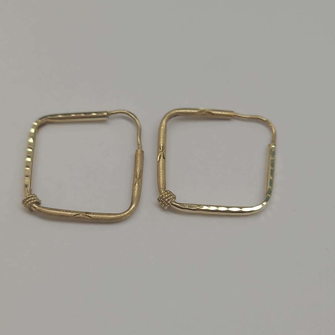 ARRACADAS PAR ORO 14 K 1.3 GRMS (SEMINUEVO)
