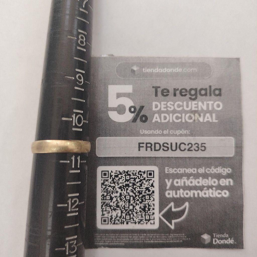 ARGOLLA ORO 10 K 1.3 GRMS (SEMINUEVO)