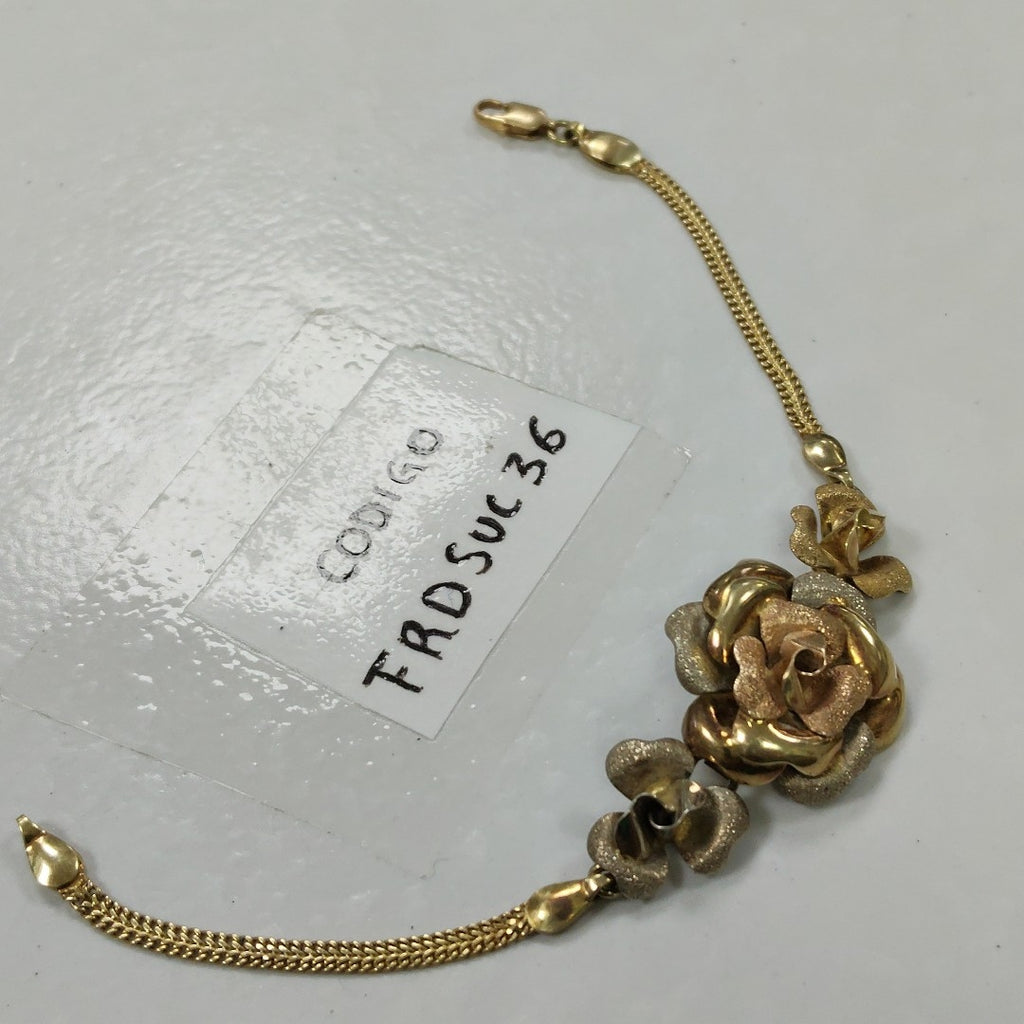 PULSERA ORO, ORO COMBINADO 14 K 9.5 GRMS (SEMINUEVO)