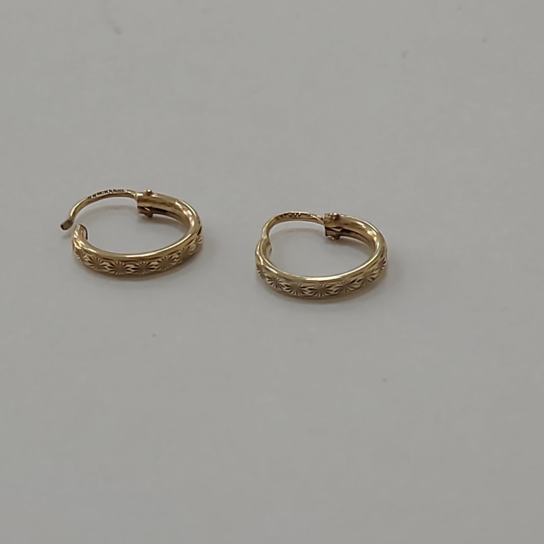 ARRACADAS PAR ORO 10 K 0.7 GRMS (SEMINUEVO)