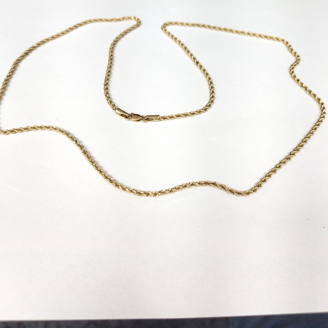 CADENA ORO 14 K 3.6 GRMS (SEMINUEVO)