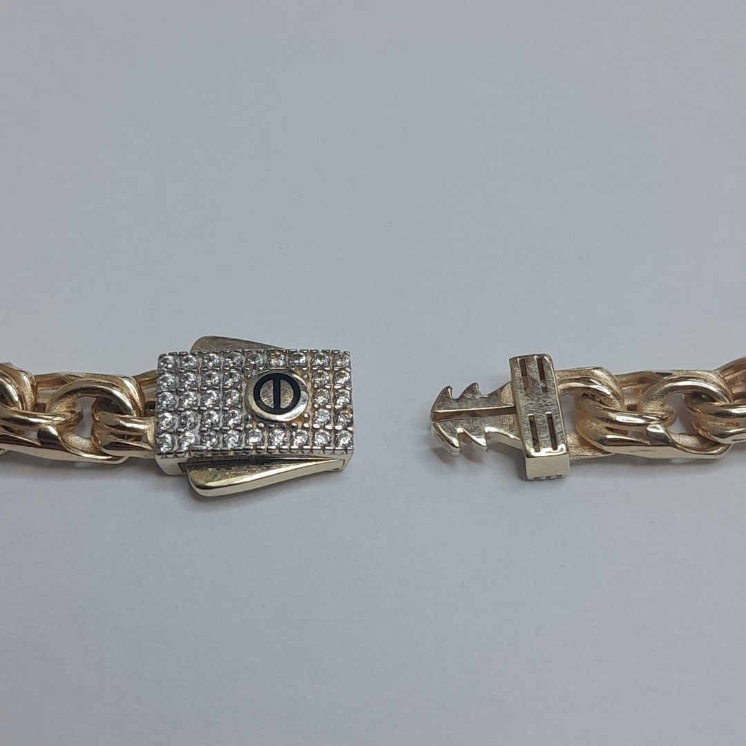 PULSERAS CABALLERO ORO 14K 11 (NUEVO)