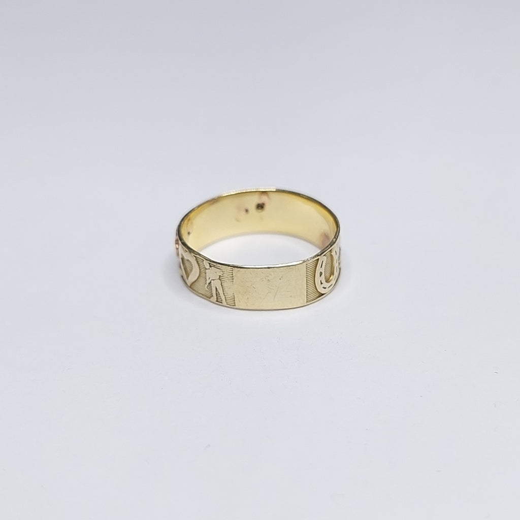 ARGOLLA DE LA SUERTE ORO 14 K 2,50 GRMS (SEMINUEVO)
