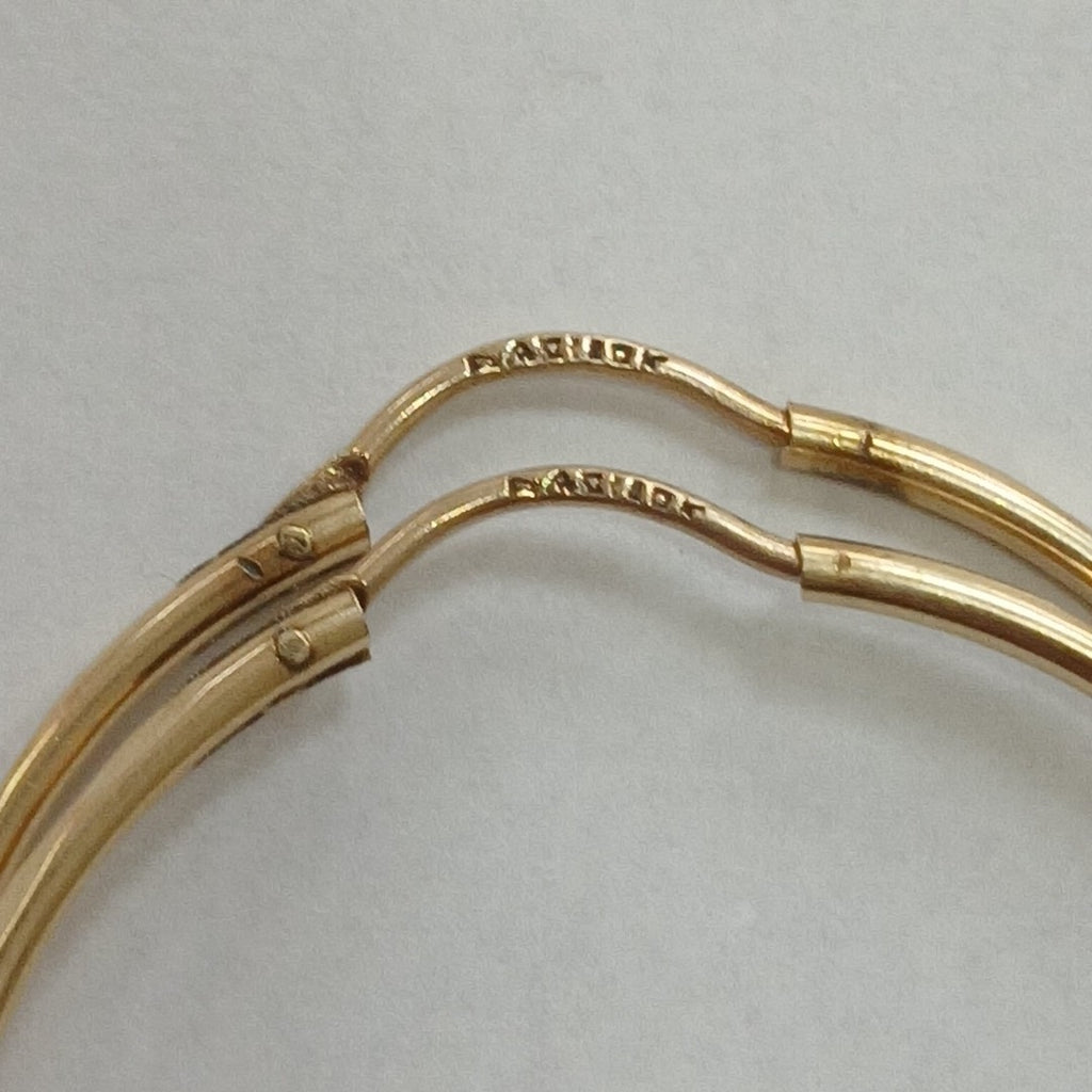 ARRACADAS PAR ORO 10 K 2.4 GRMS (SEMINUEVO)