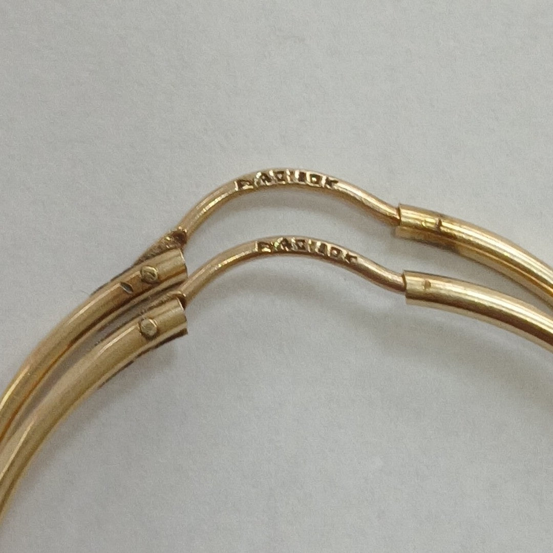 ARRACADAS PAR ORO 10 K 2.4 GRMS (SEMINUEVO)