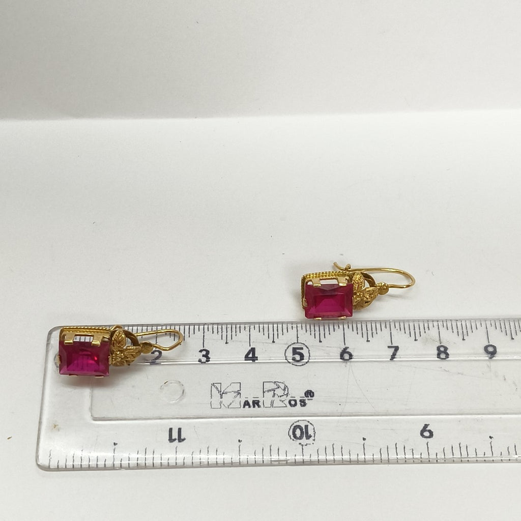 ARETES PAR ORO 18 K 5.2 GRMS (SEMINUEVO)