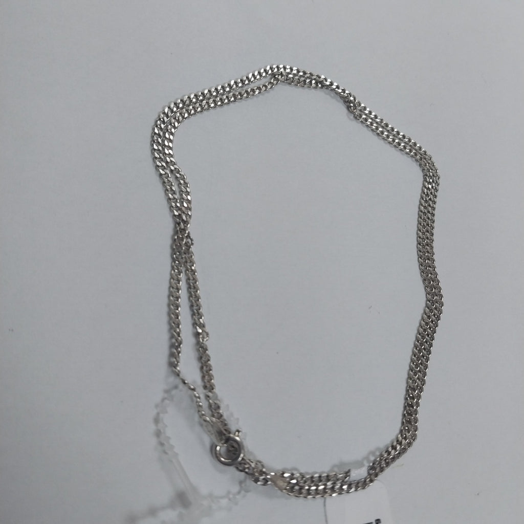CADENA TEJIDO BARBADO PLATA .925 55 CM 5.3 GR (NUEVO)