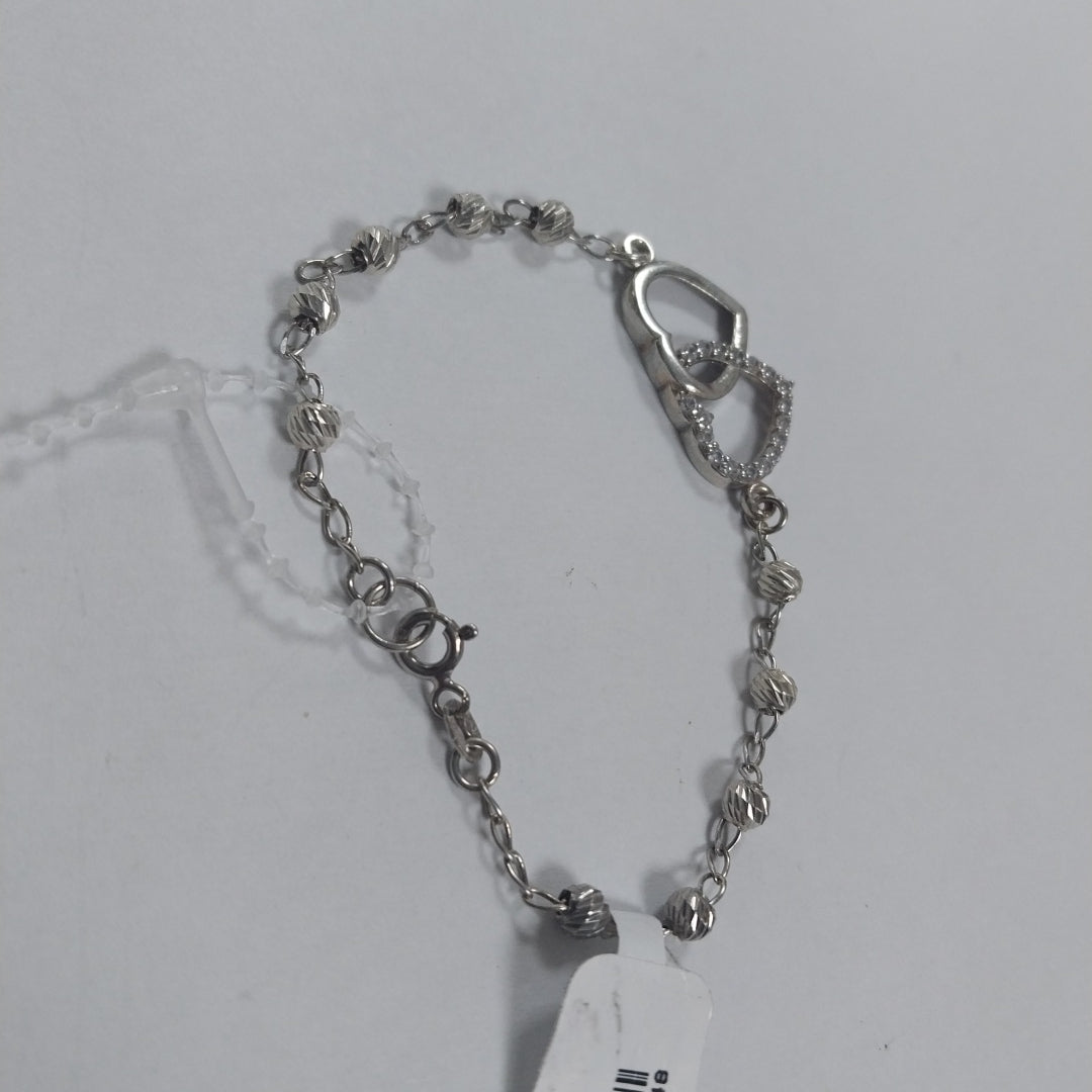 PULSERA TEJIDO TEJIDO ESPECIAL PLATA .925 18 CM 4 GR (NUEVO)