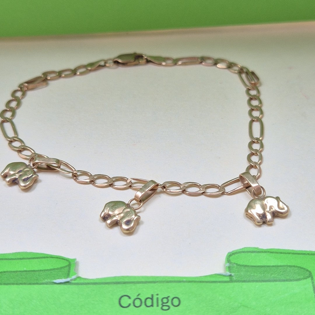 DIJE, PULSERA ORO 10 K 4.5 GRMS (SEMINUEVO)