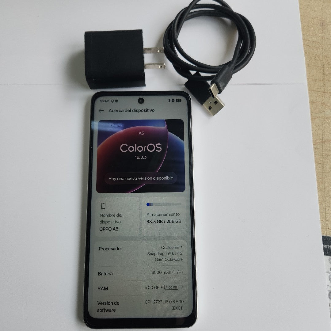 CELULAR OPPO A5 CPH2727 (2025) 256 GB 4 GB RAM (SEMINUEVO)