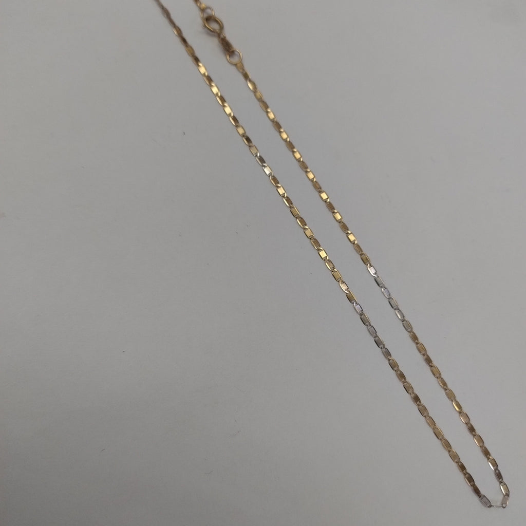 CADENA ORO, ORO COMBINADO 10 K 1.2 GRMS (SEMINUEVO)