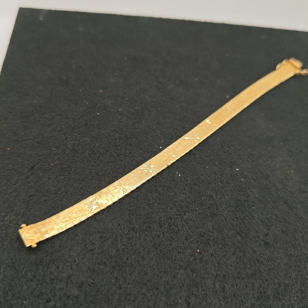 BRAZALETE ORO 18 K 20.6 GRMS (SEMINUEVO)
