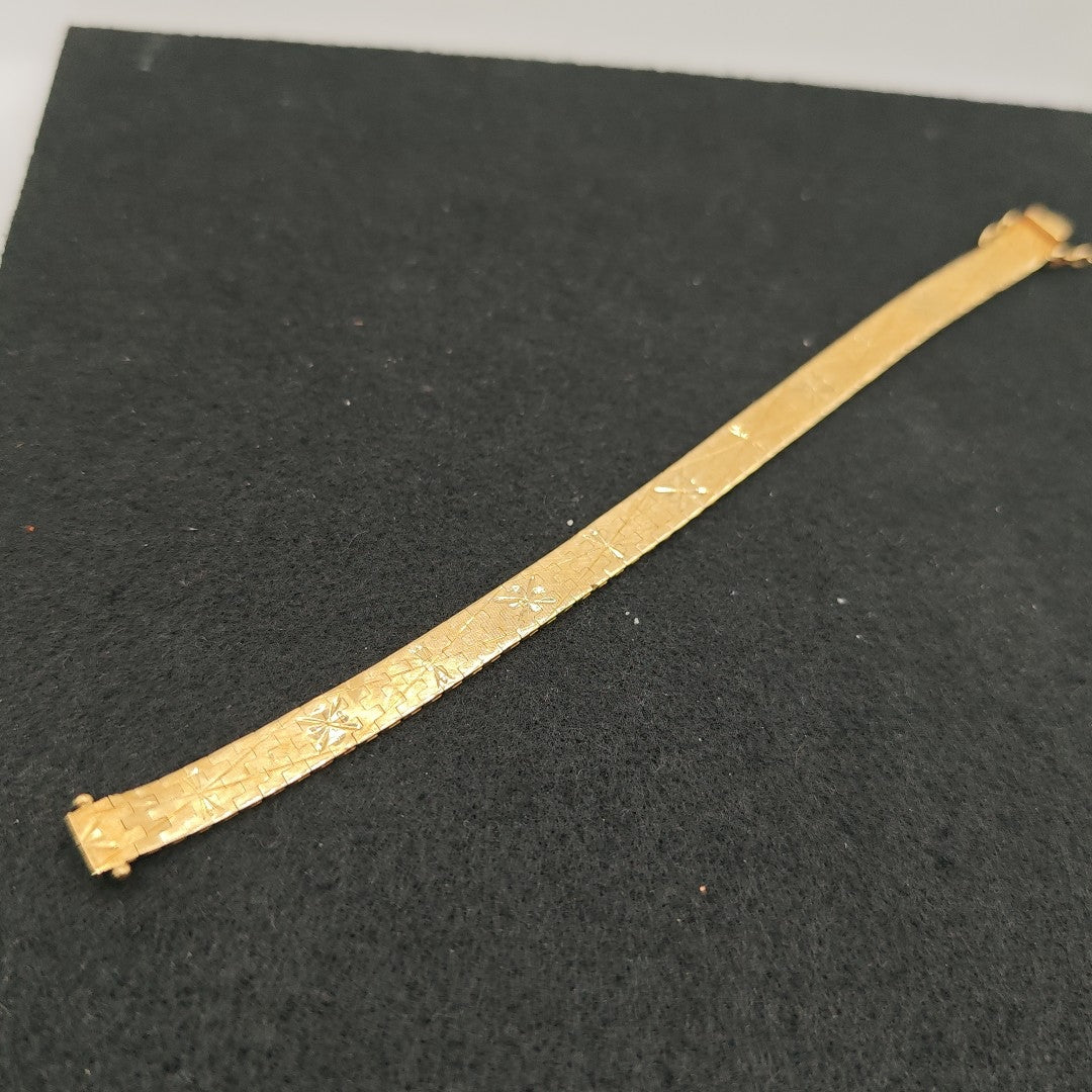 BRAZALETE ORO 18 K 20.6 GRMS (SEMINUEVO)