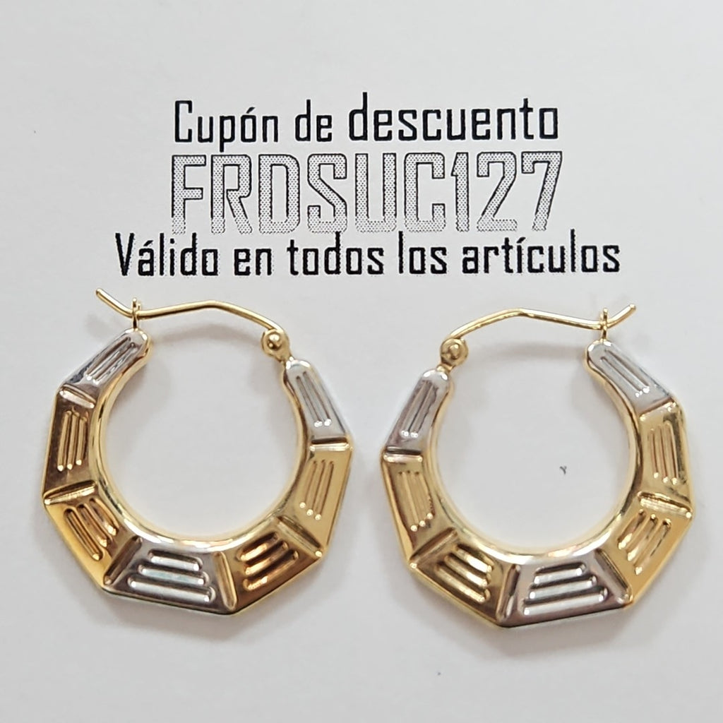 ARRACADAS PAR ORO 10 K 1,20 GRMS (SEMINUEVO)