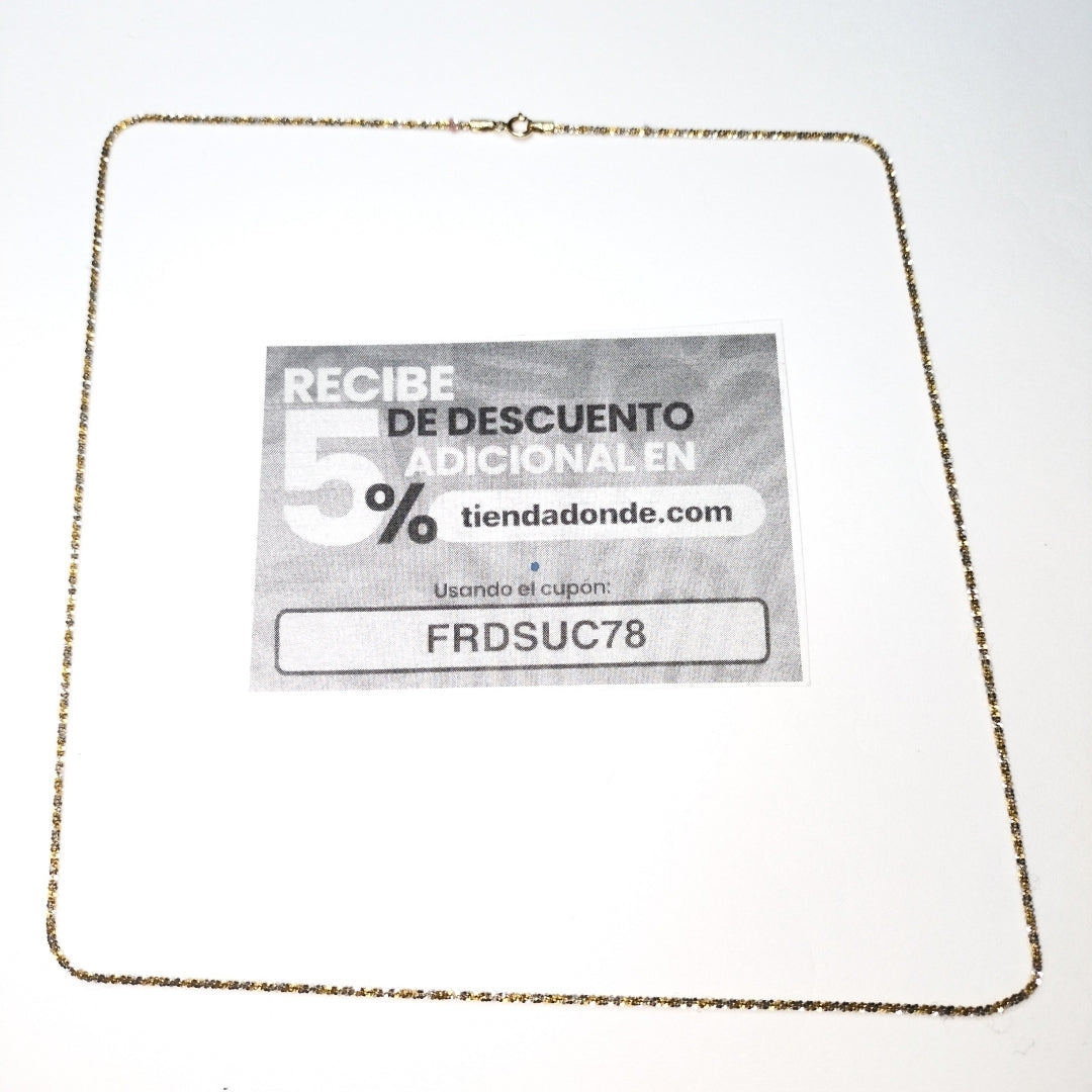 CADENA ORO 10 K 1,90 GRMS (SEMINUEVO)