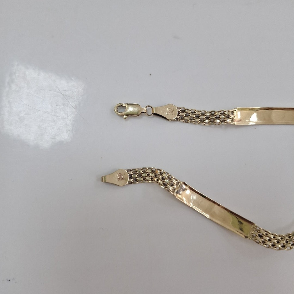 PULSERA ORO COMBINADO 10 K 4.2 GRMS (SEMINUEVO)