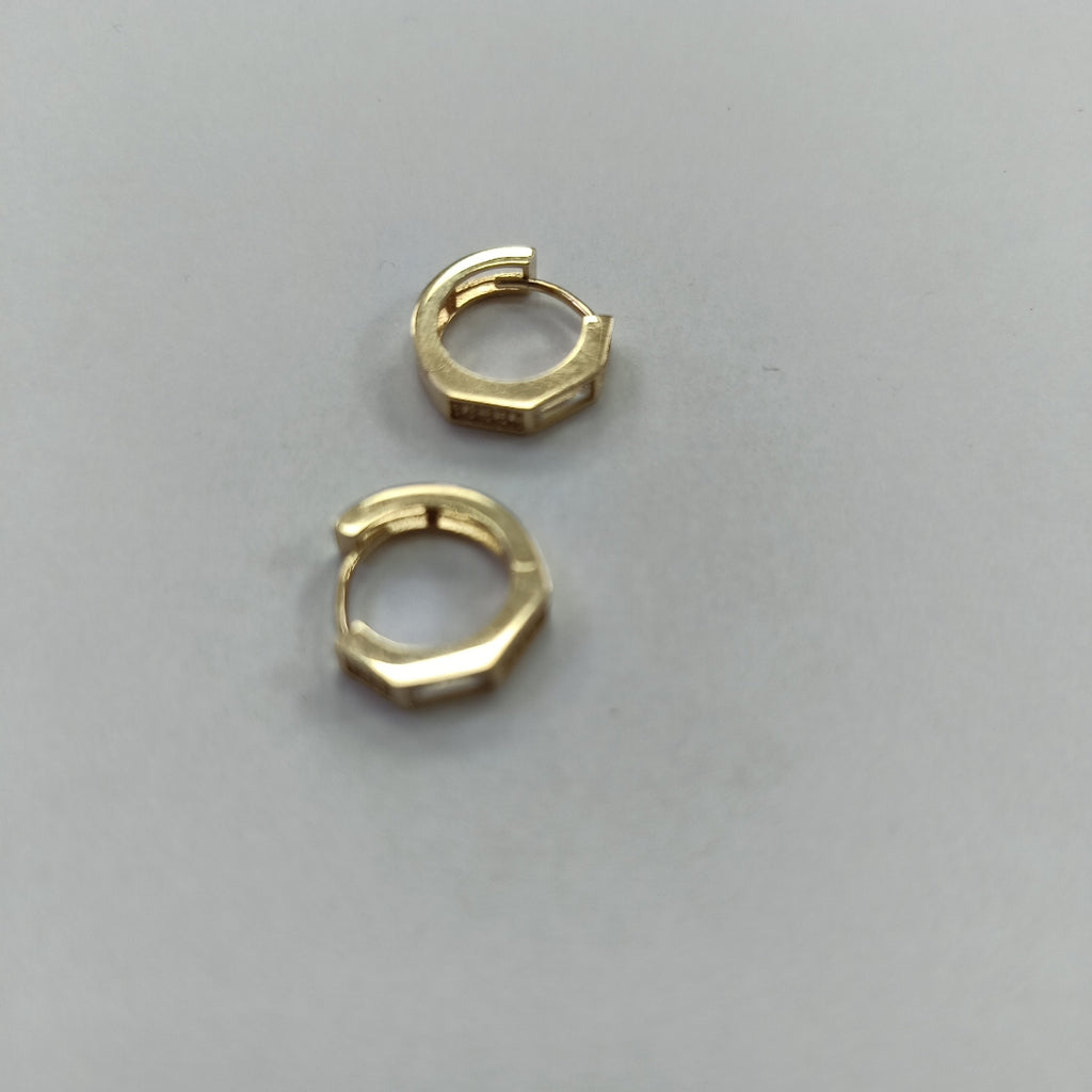 ARRACADAS PAR ORO 14 K 2.7 GRMS (SEMINUEVO)