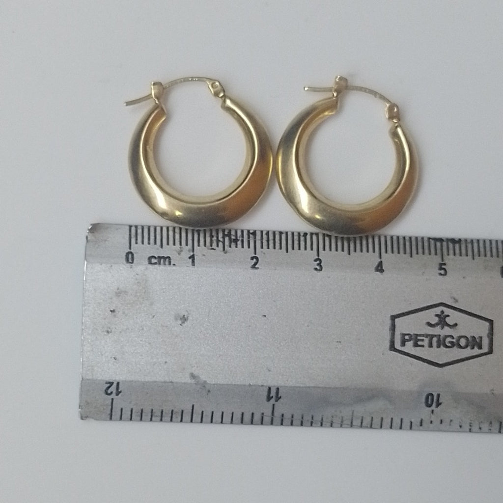 ARRACADAS PAR ORO 14 K 2.7 GRMS (SEMINUEVO)