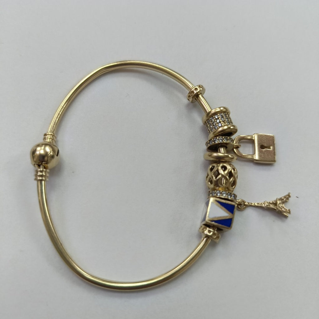 PULSERA RIGIDA ORO 10 K 10.5 GRMS (SEMINUEVO)