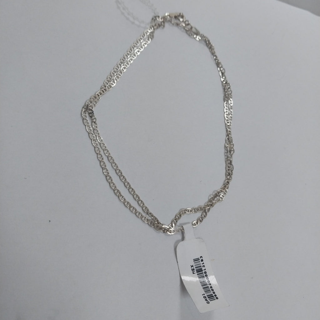CADENA TEJIDO GUCHI PLATA .925 60 CM 3.7 GR (NUEVO)