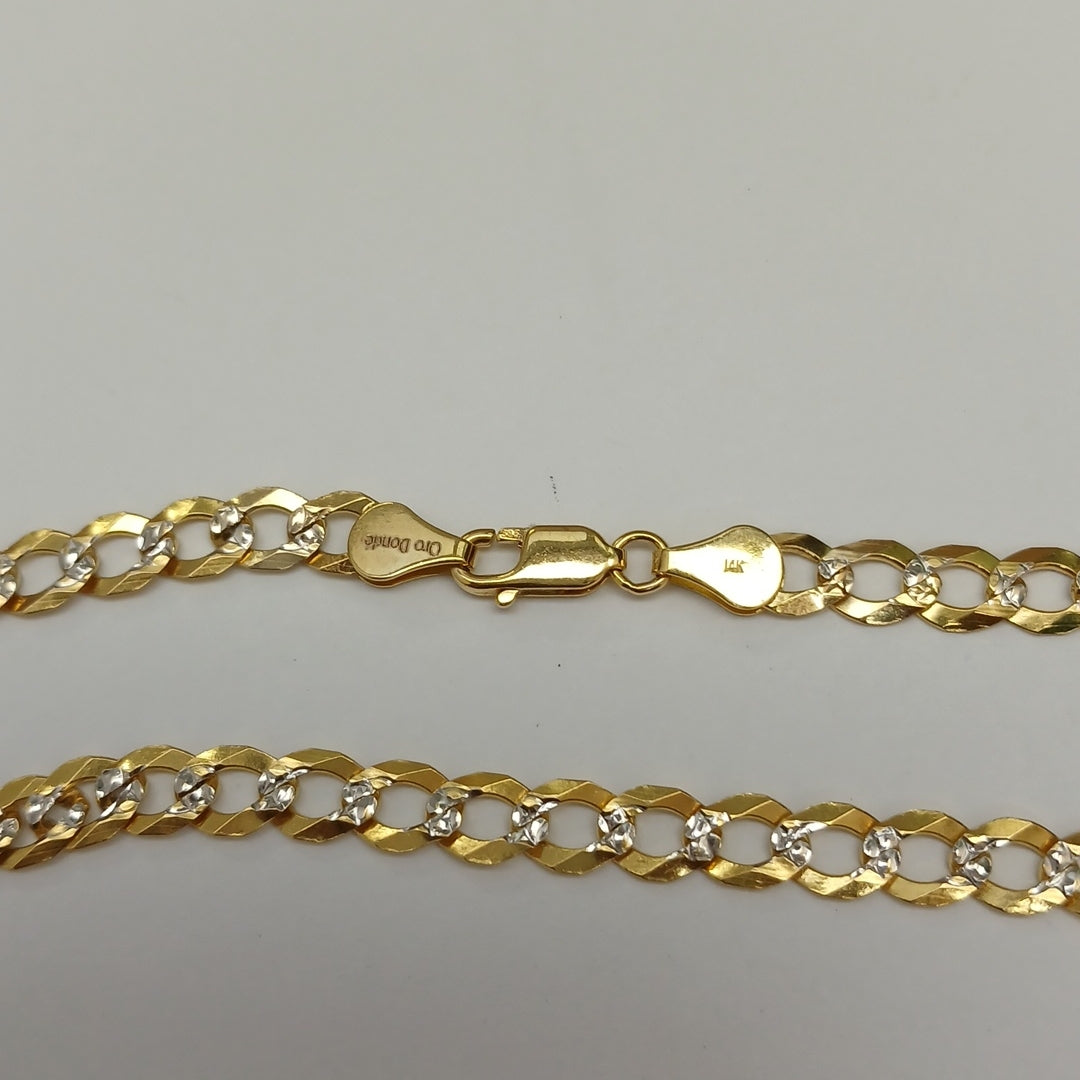 CADENA ESLABONES 14K 60 CM 16.8 GR (NUEVO)