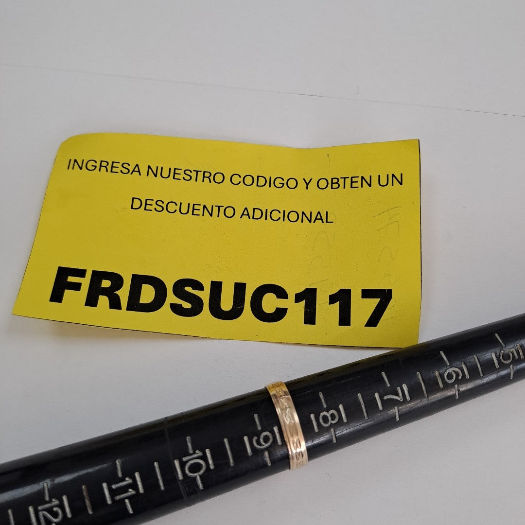 ARGOLLA ORO 10 K 1.6 GRMS (SEMINUEVO)