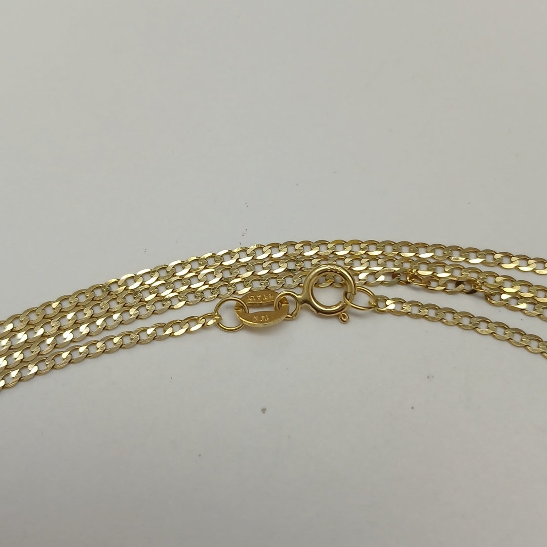 CADENAS BARBADA AMARILLA ORO 14K 2 (NUEVO)