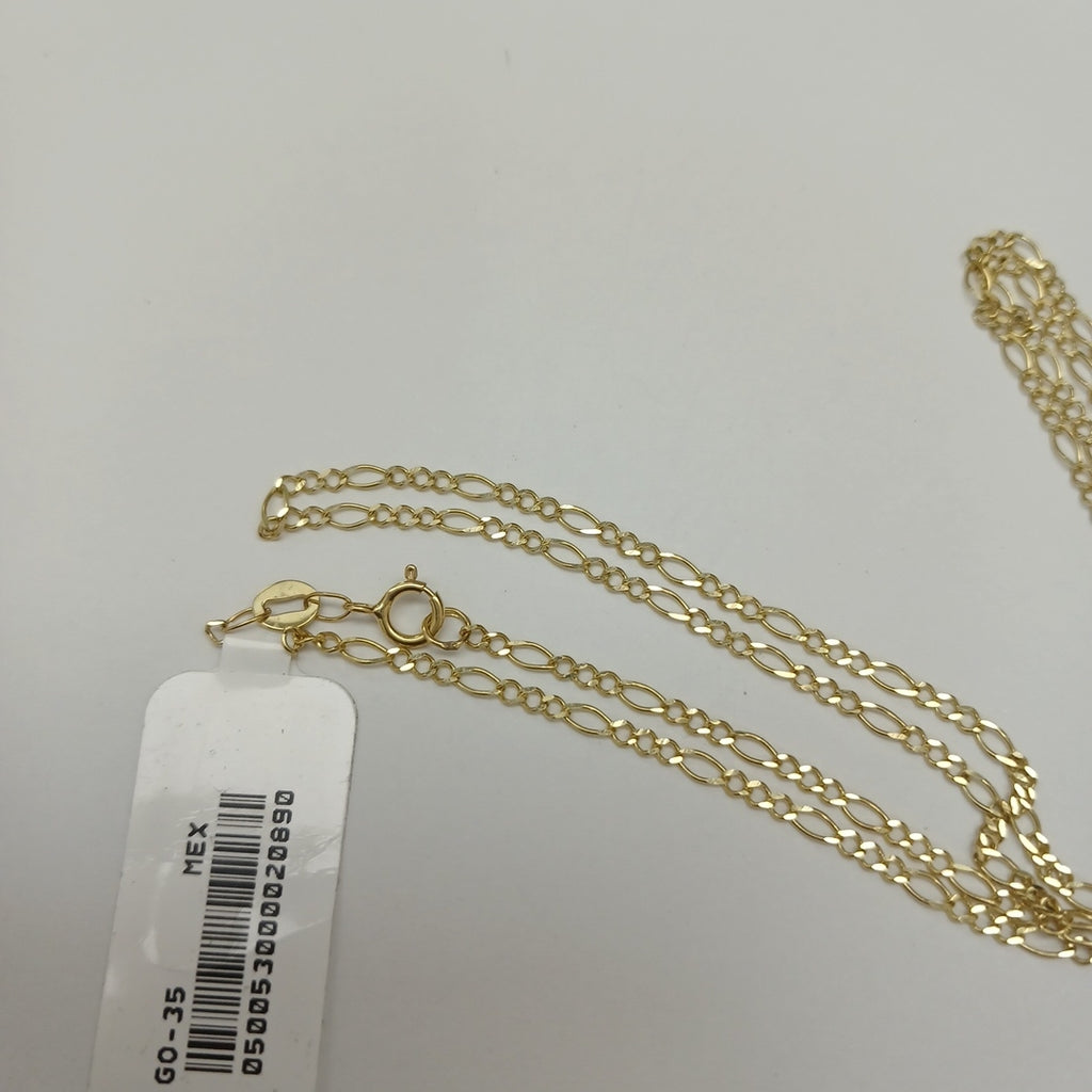 CADENA TEJIDO 3X1 14K 55 CM 2.3 GR (NUEVO)