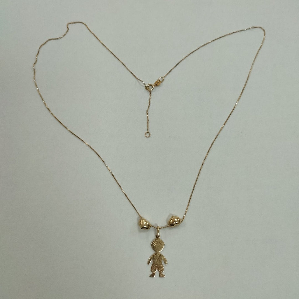 GARGANTILLA ORO 14 K 2.2 GRMS (SEMINUEVO)