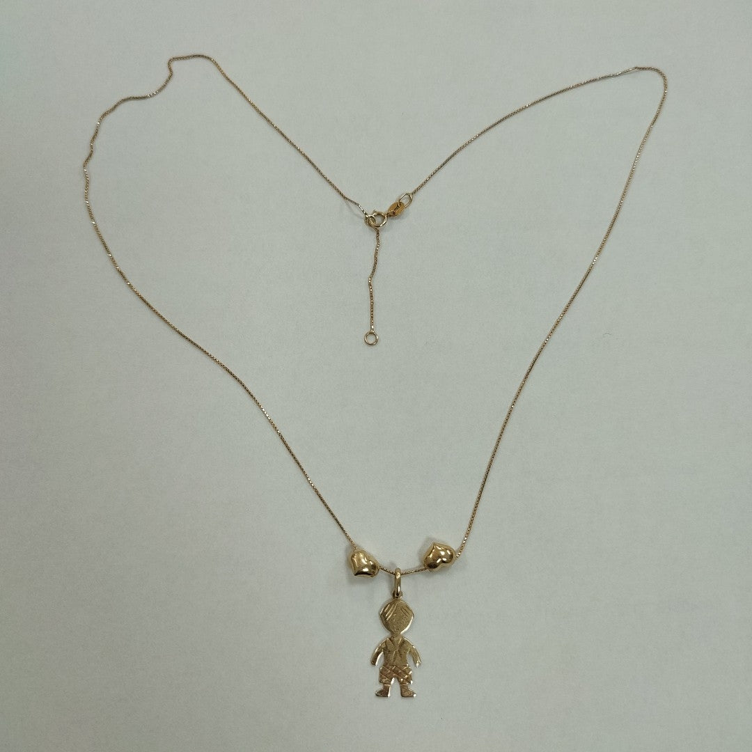 GARGANTILLA ORO 14 K 2.2 GRMS (SEMINUEVO)