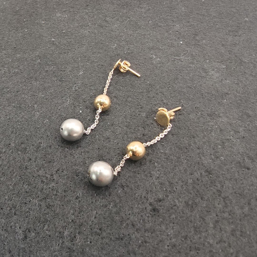 ARETES PAR ORO 14 K 4.5 GRMS (SEMINUEVO)