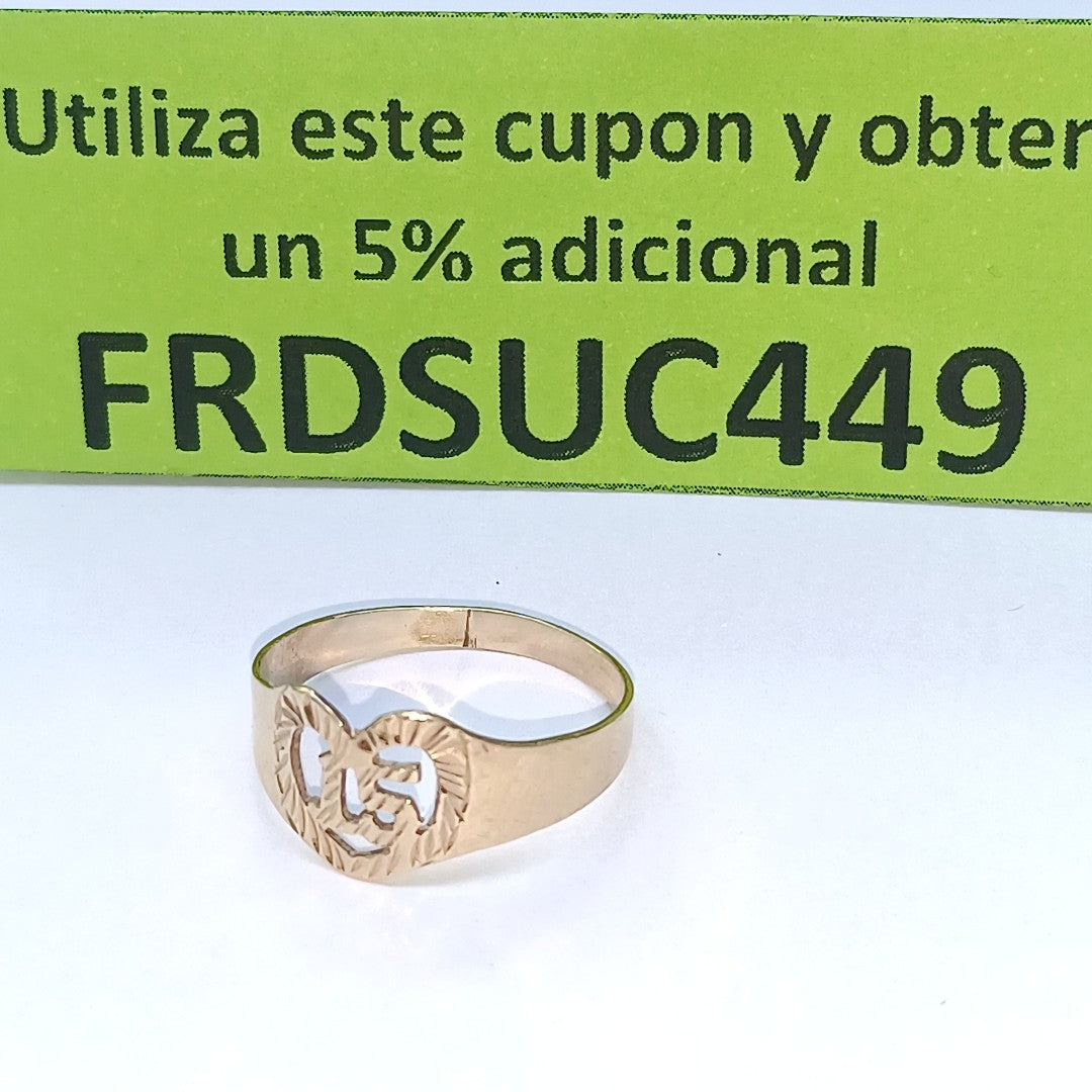ANILLITO ORO 10 K 1.8 GRMS (SEMINUEVO)