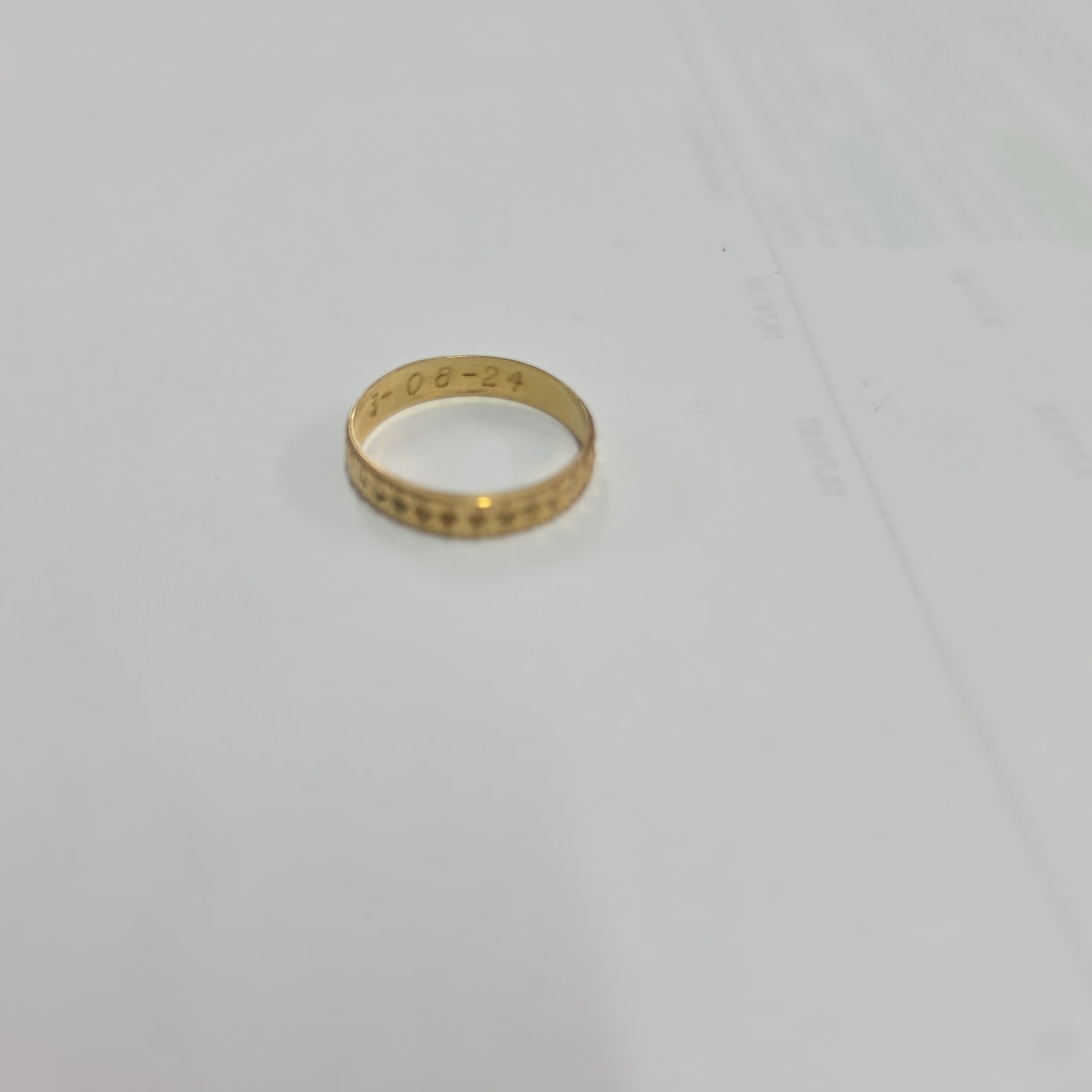ARGOLLA ORO 10 K 1,00 GRMS (SEMINUEVO)
