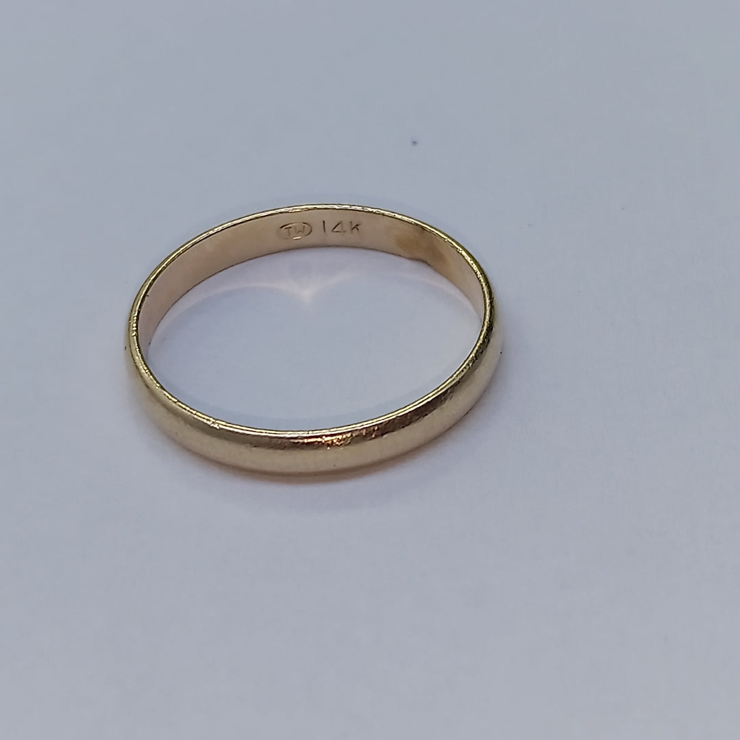 ARGOLLA ORO 14 K 2.3 GRMS (SEMINUEVO)