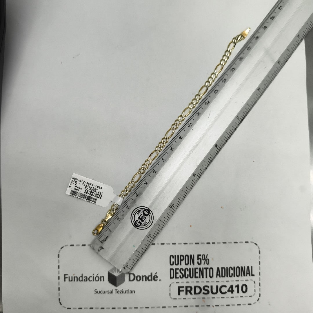 PULSERA ORO 14 K 4.3 GRMS (SEMINUEVO)