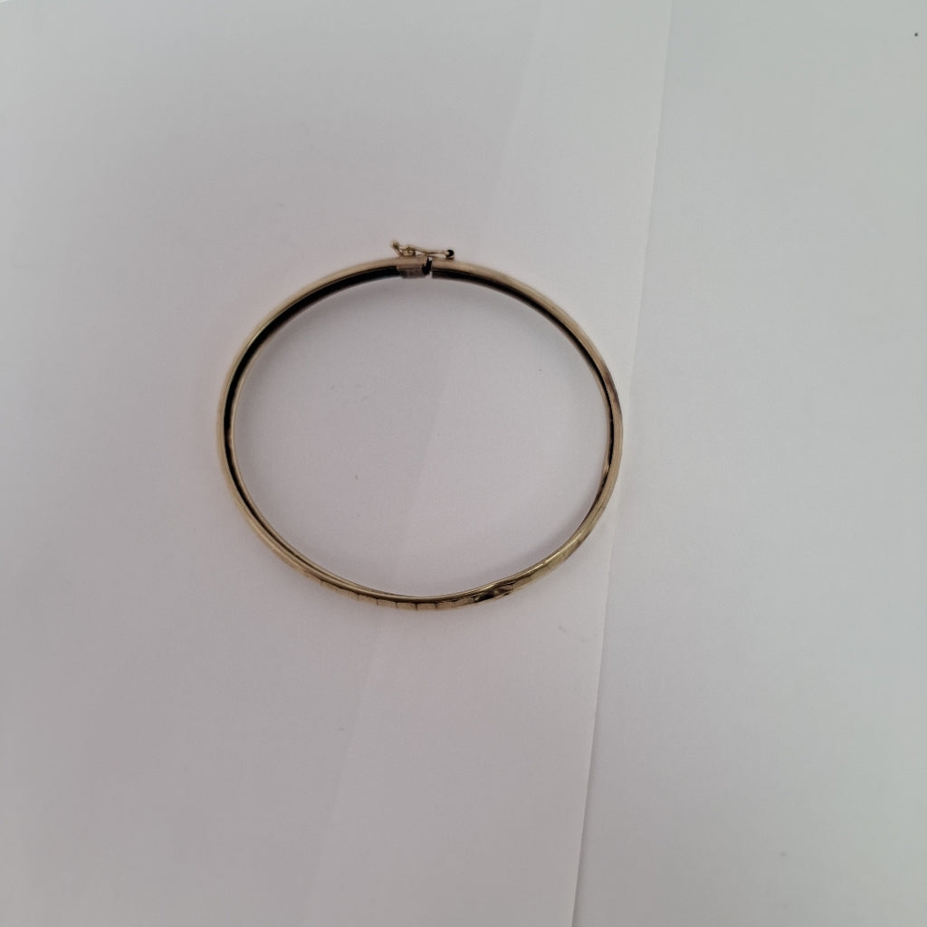 PULSERA RIGIDA ORO 8 K 5.1 GRMS (SEMINUEVO)
