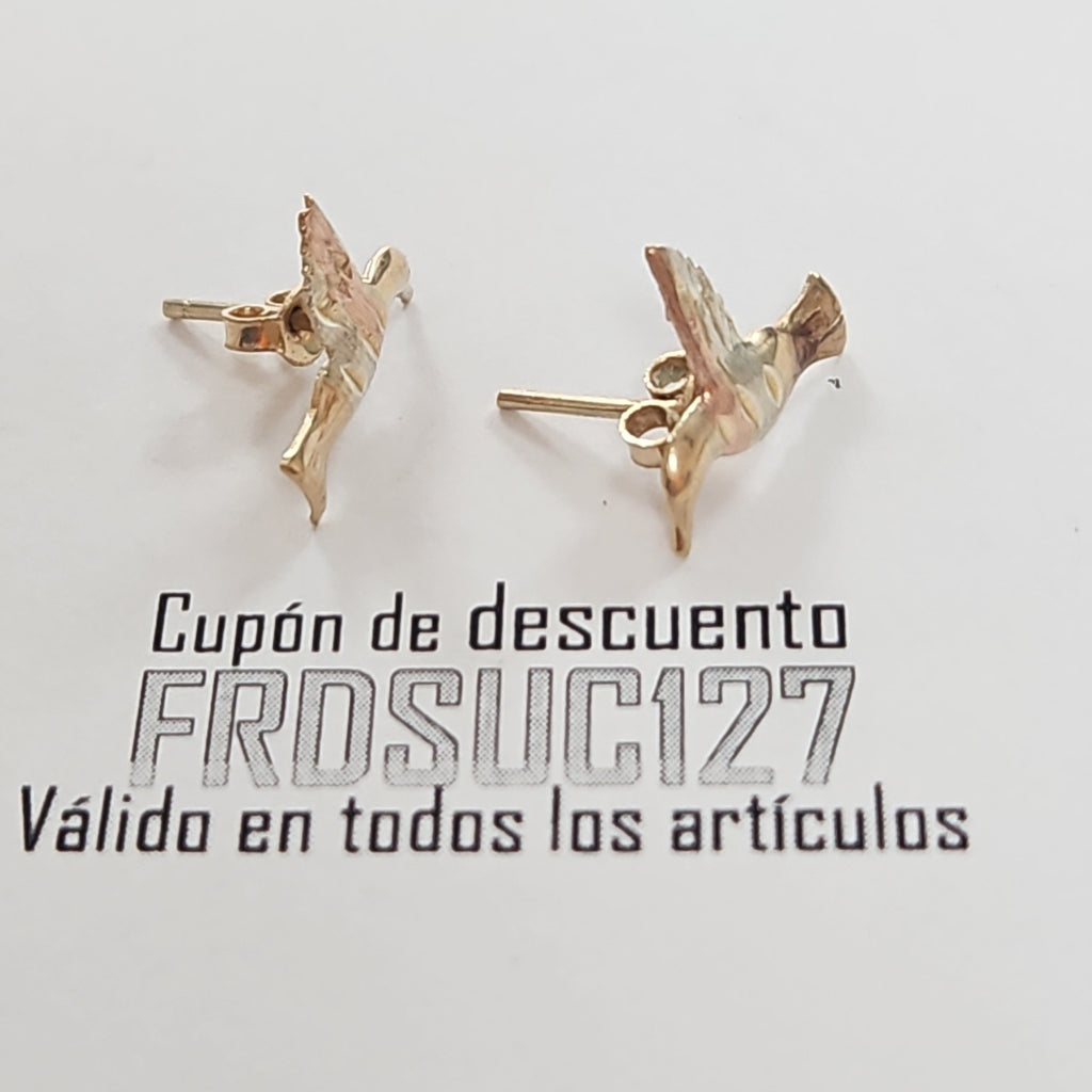 BROQUELES PAR ORO 8 K 0.8 GRMS (SEMINUEVO)