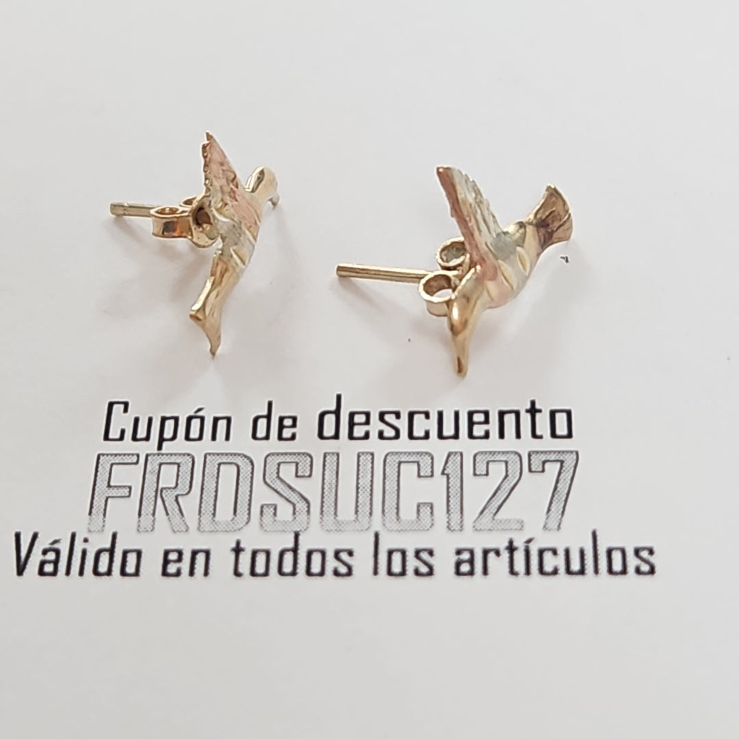 BROQUELES PAR ORO 8 K 0.8 GRMS (SEMINUEVO)