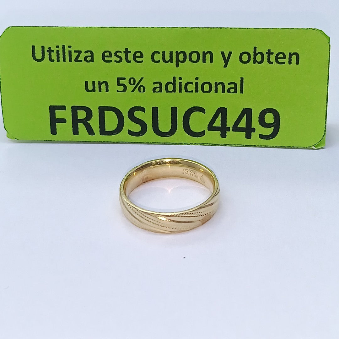 ARGOLLA ORO 8 K 2.8 GRMS (SEMINUEVO)