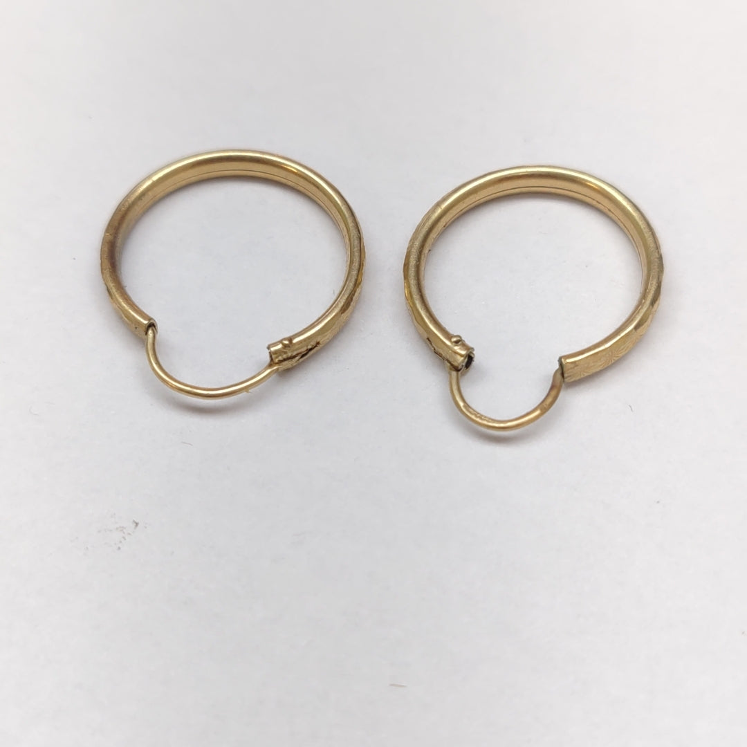 ARRACADAS PAR ORO 10 K 1.5 GRMS (SEMINUEVO)