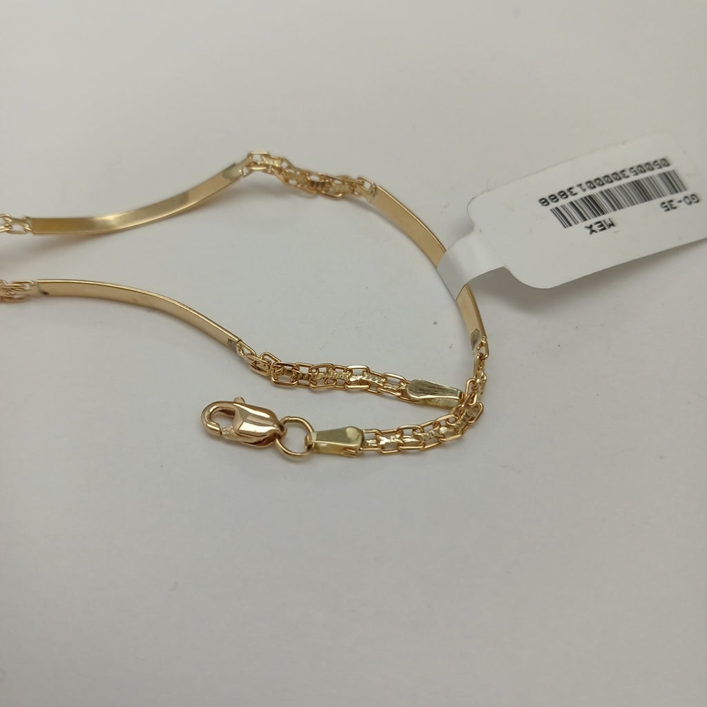 PULSERA ESPECIAL 10K 18 CM 2.5 GR (NUEVO)